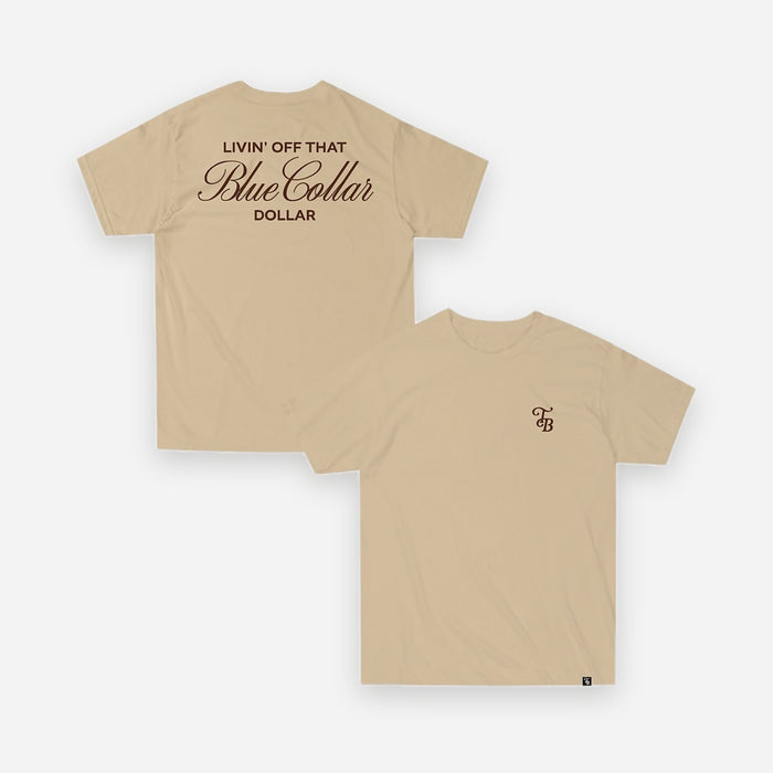 Blue Collar Dollar Tee - Brown / Mushroom