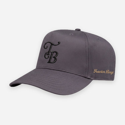 'TB' Snapback - Grey / Black