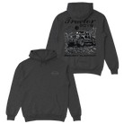 Project Blackout Hoodie in Smoke - front and back