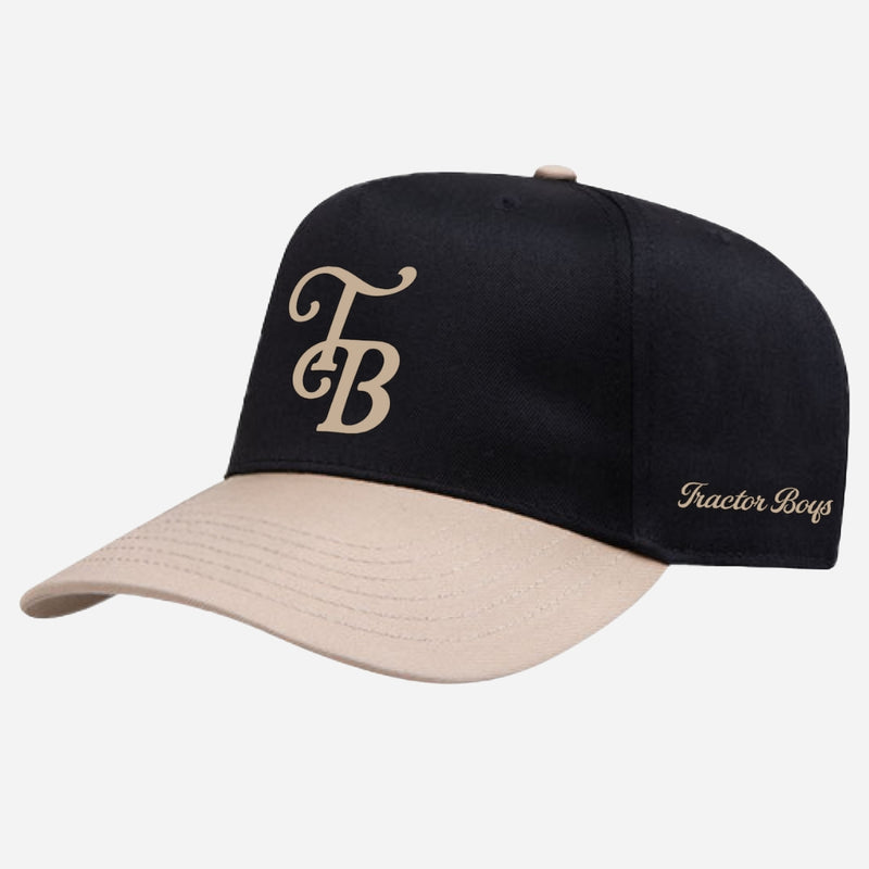 'TB' Snapback - Khaki / Black