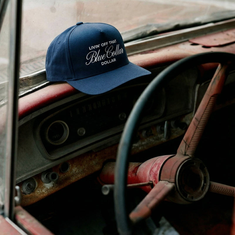 Blue Collar Dollar Snapback - Navy