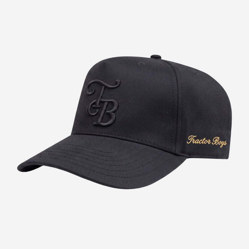 TB Signature Snapback - Black / Gold