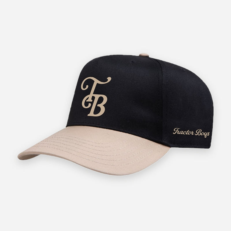 'TB' Snapback - Khaki / Black